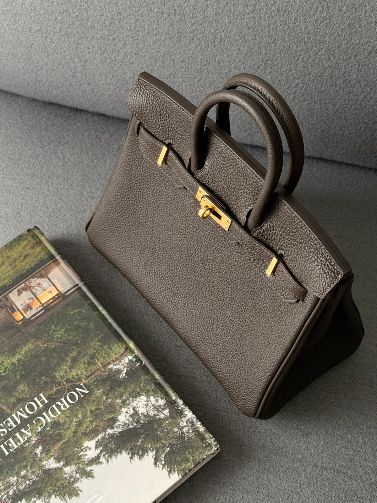 Hermès | Birkin 25 棗棕色 T3 Bai Brun 金釦