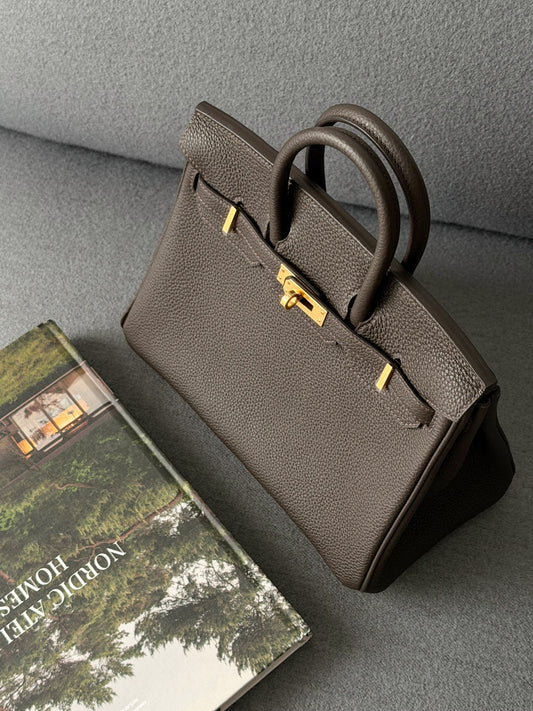 Hermès | Birkin 25 棗棕色 T3 Bai Brun 金釦