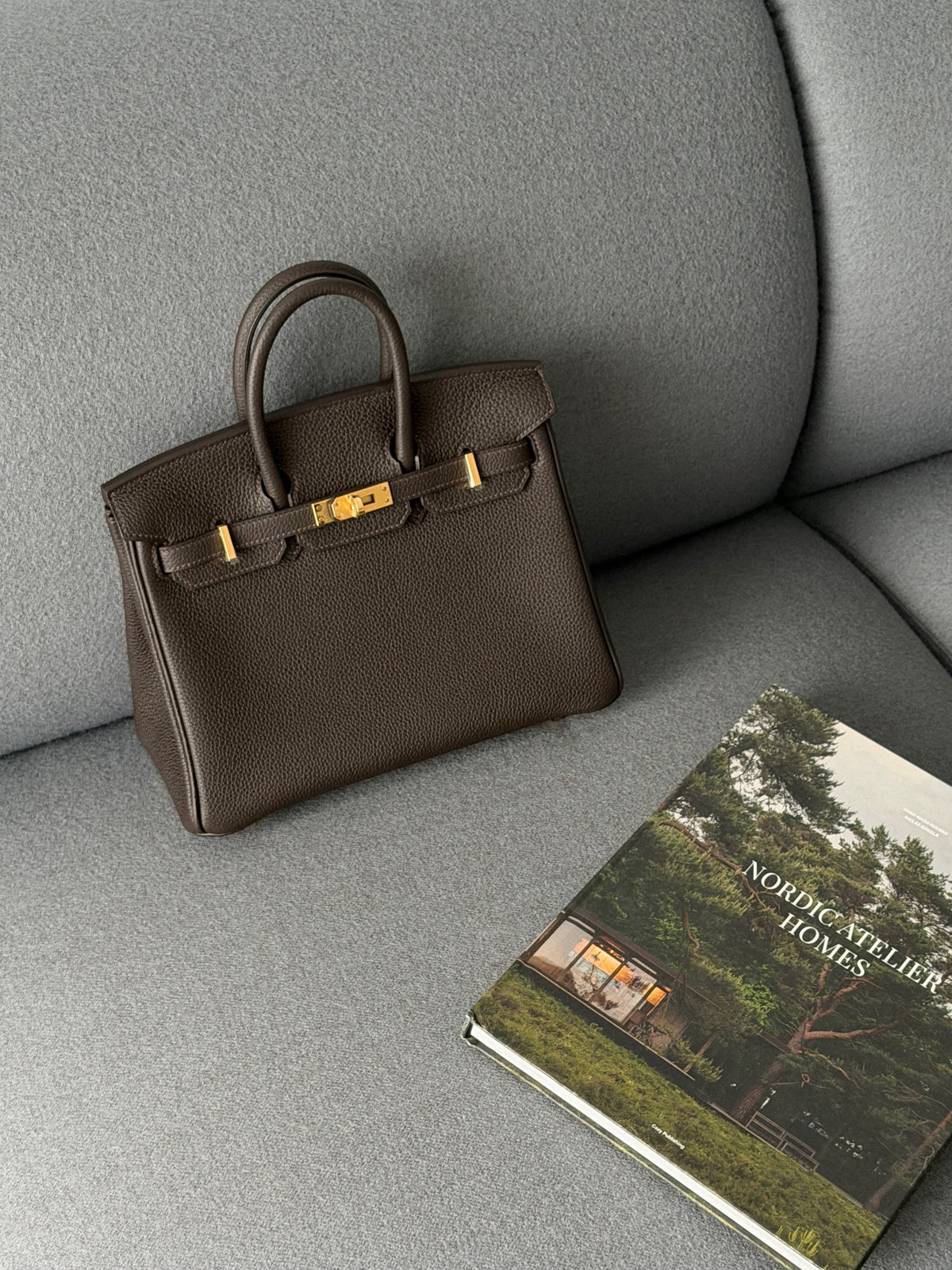 Hermès | Birkin 25 棗棕色 T3 Bai Brun 金釦
