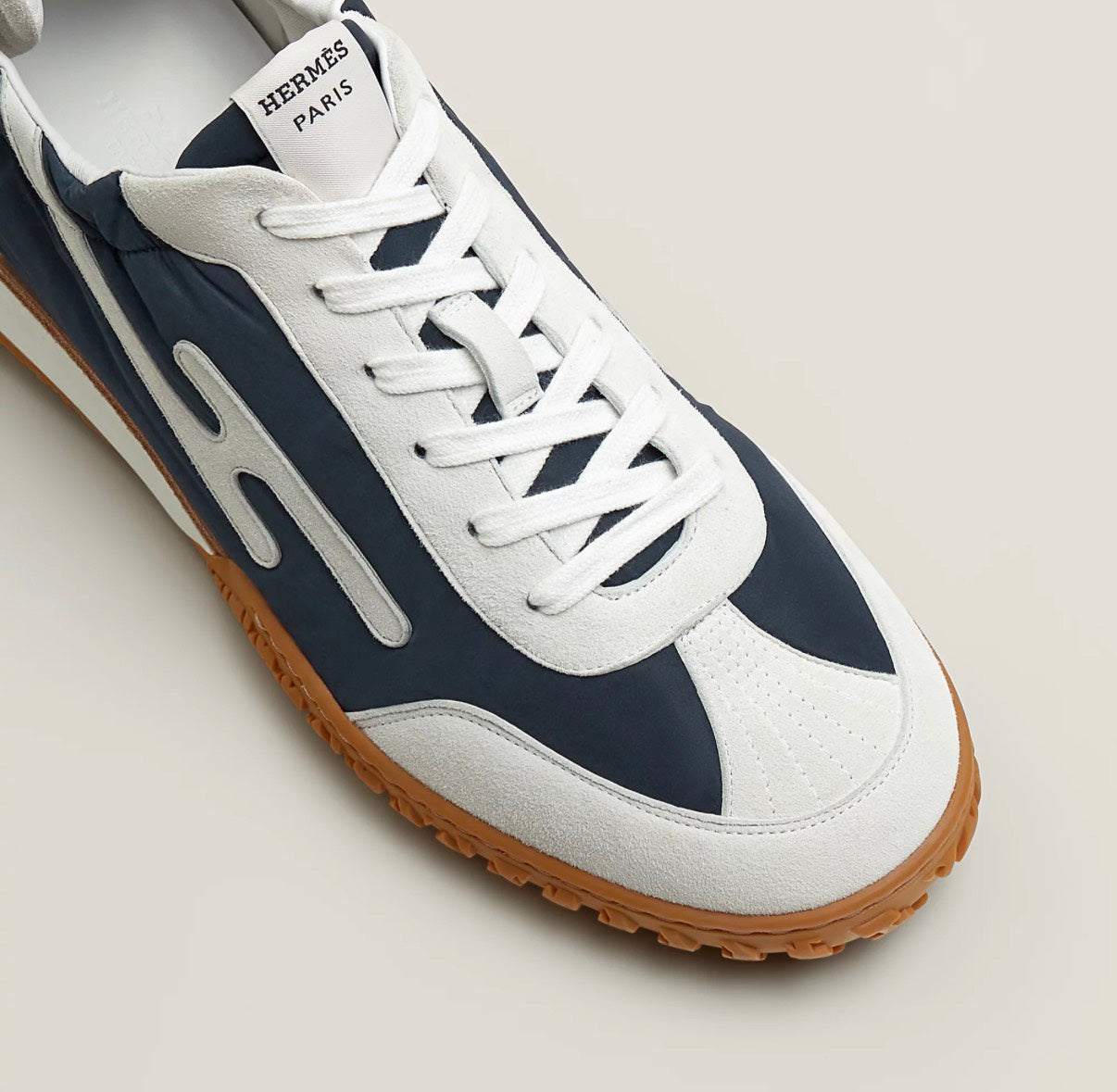 Hermès | Jet Sneaker 男士德訓鞋 白色 x 深藍