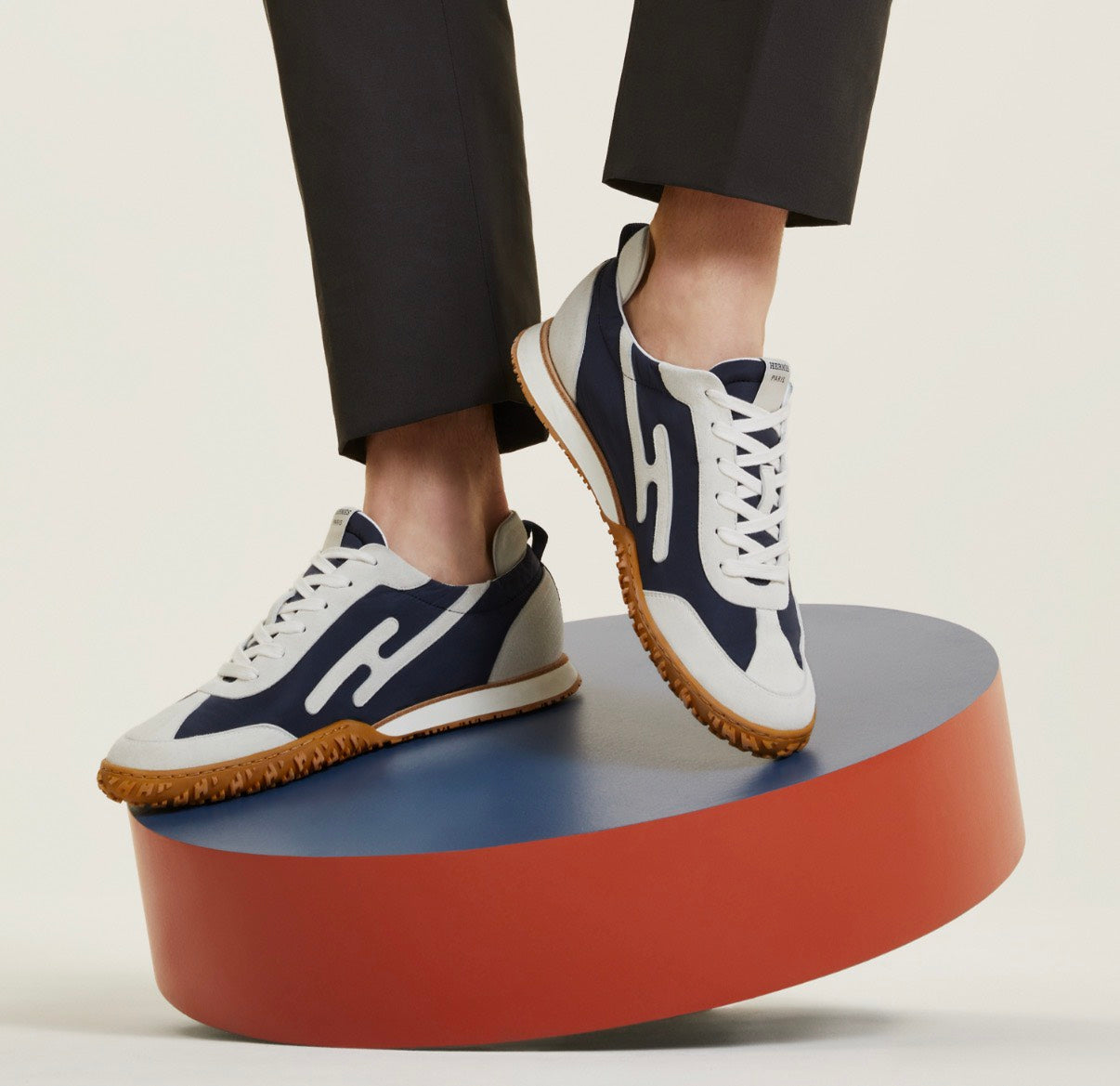Hermès | Jet Sneaker 男士德訓鞋 白色 x 深藍