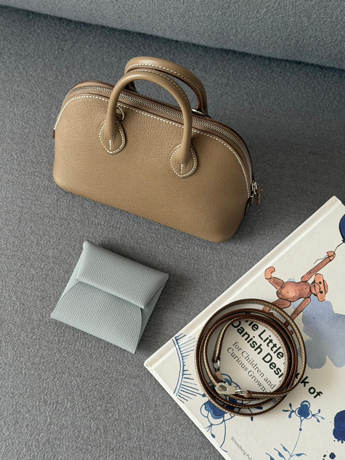 Hermès | Mini Bolide 大象灰 銀釦