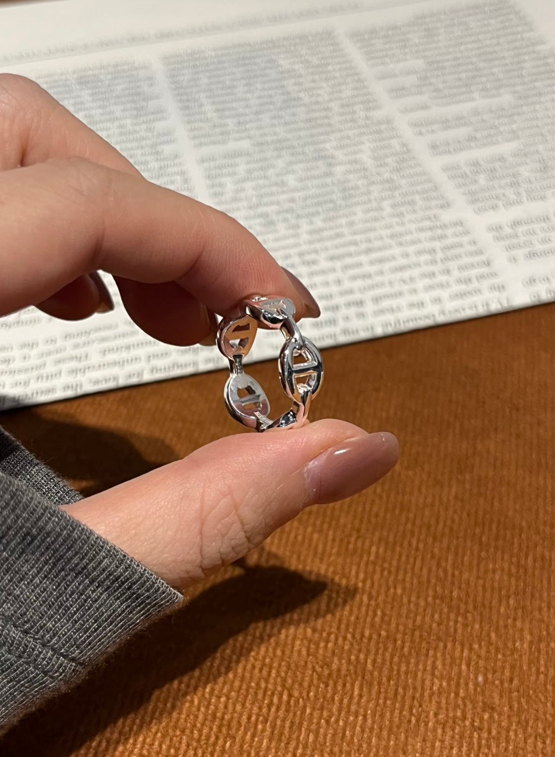 Hermès | Chaîne d’Ancre Enchaînée 戒指