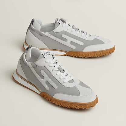 Hermès | Jet Sneaker 冰川灰 × 白色