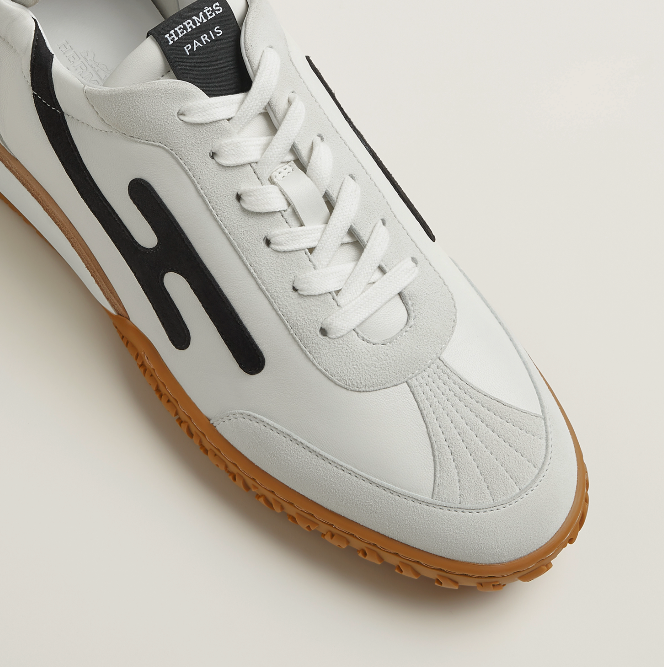 Hermès | Jet Sneaker 男士德訓鞋 白色 x 黑色