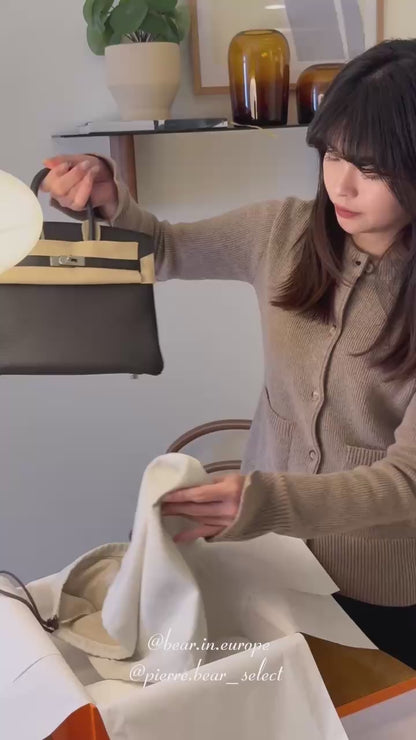 Hermès Birkin 25 Togo 黑色銀釦